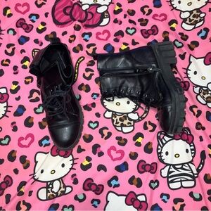 Dr. Martens Black Leather Boots